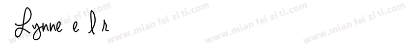 拾柒Lynne Regular字体转换